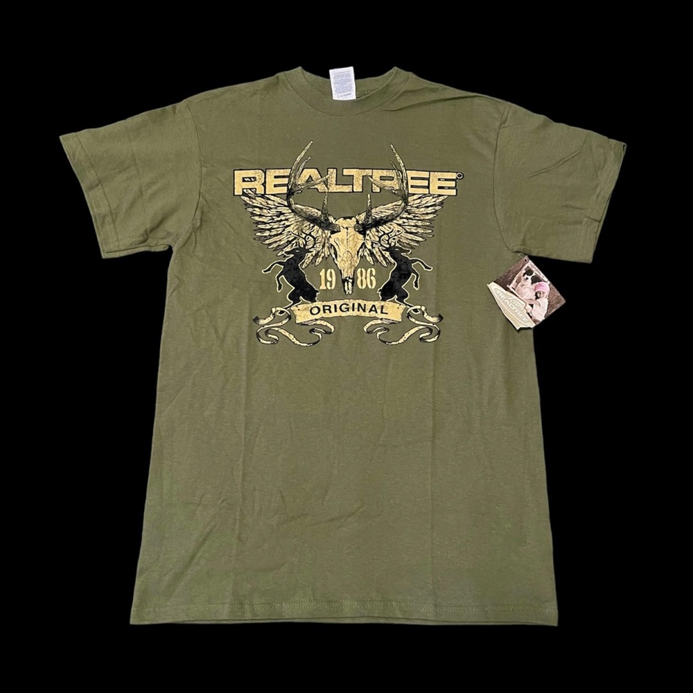 Realtree Shirt Vintage Real Tree T Shirt Deer Skull Graphic